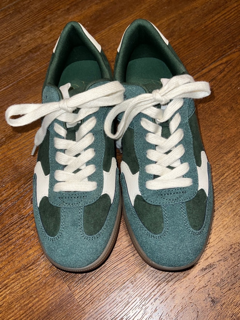 Blowfish Malibu Green Tastic White Retro Casual White Lace Up Sneakers Size 8 - Picture 8 of 12